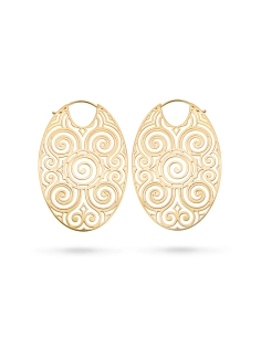 Orecchini in oro giallo tit. 750/000