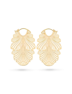 Orecchini in oro giallo tit. 750/000