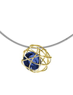 Pendente con Zircone Blu