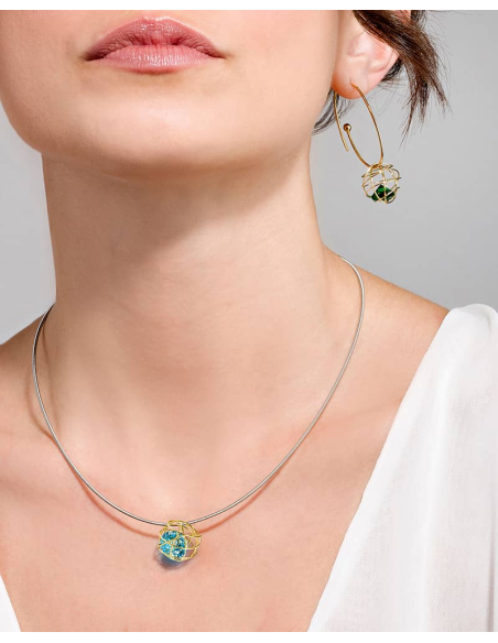 Light Blue Topaz Pendant