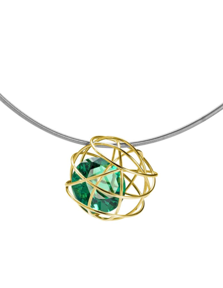 Pendente con Zircone Verde