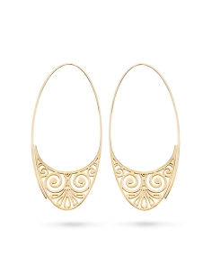 Orecchini in oro giallo tit. 750/000